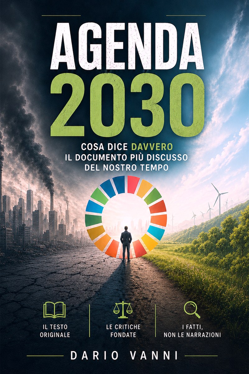 Copertina del libro Agenda 2030 di Dario Vanni